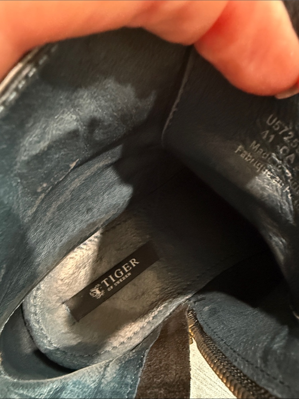 Tiger of Sweden Black Leather Chukka Boots with Side Zipper - Picture 5 of 8